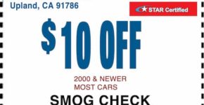 Smog Check Coupon Upland